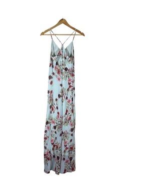 Cynthia Steffe Light Blue Floral Maxi Dress